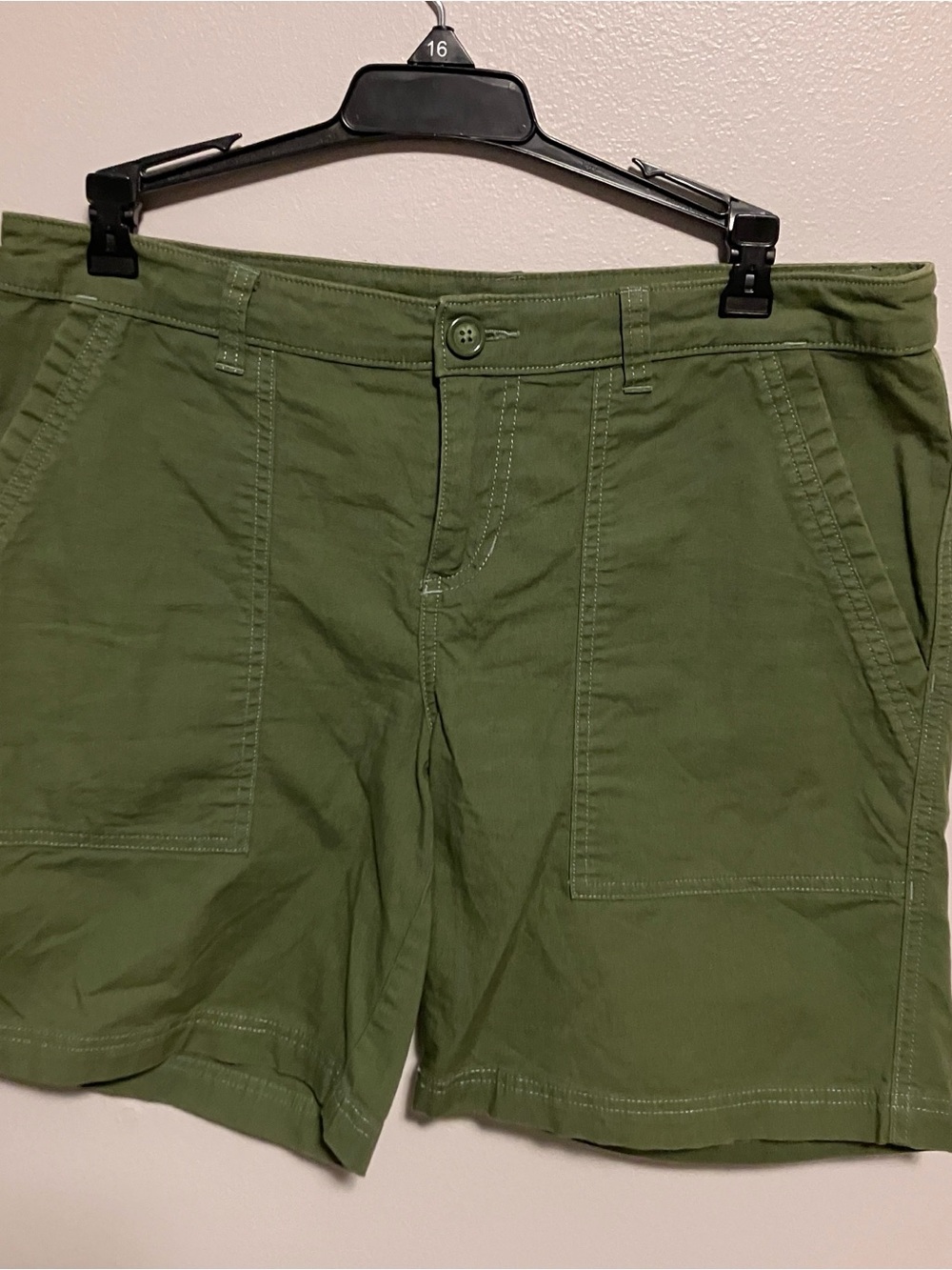 Patagonia Olive Utility Bermuda Shorts